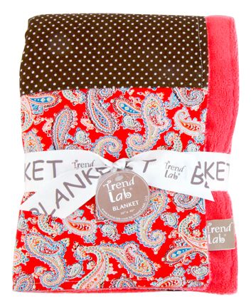 Trend Lab Chocolate Kiss Receiving Blanket Kid's