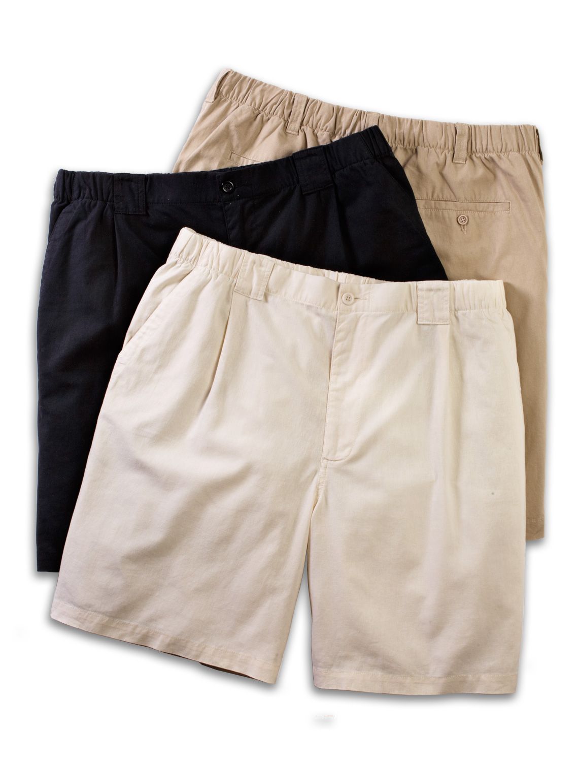 Island Outfitters Elastic-Waist Linen-Blend Shorts