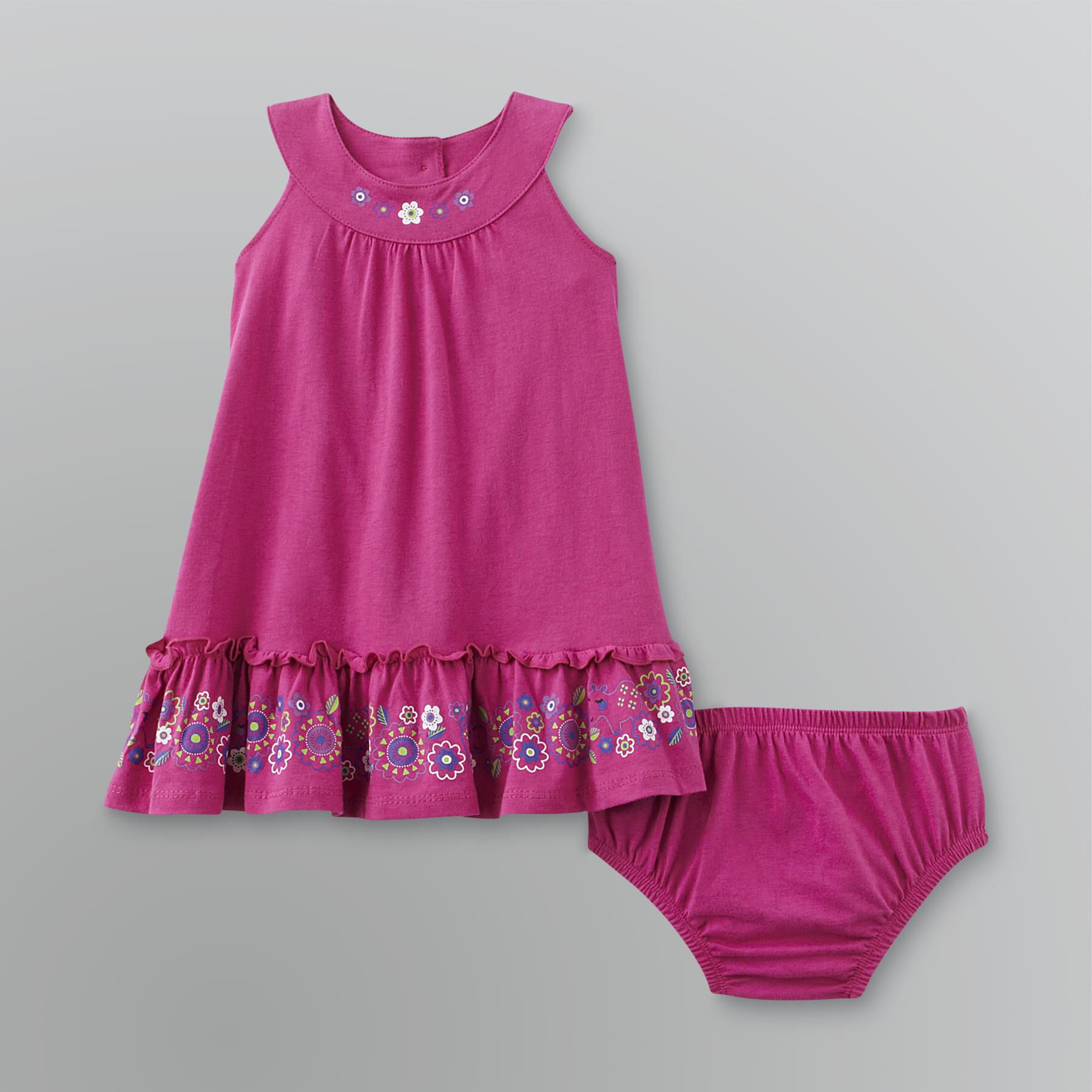 WonderKids Infant and Toddler Girl's Trapeze Dress at mygofer.com