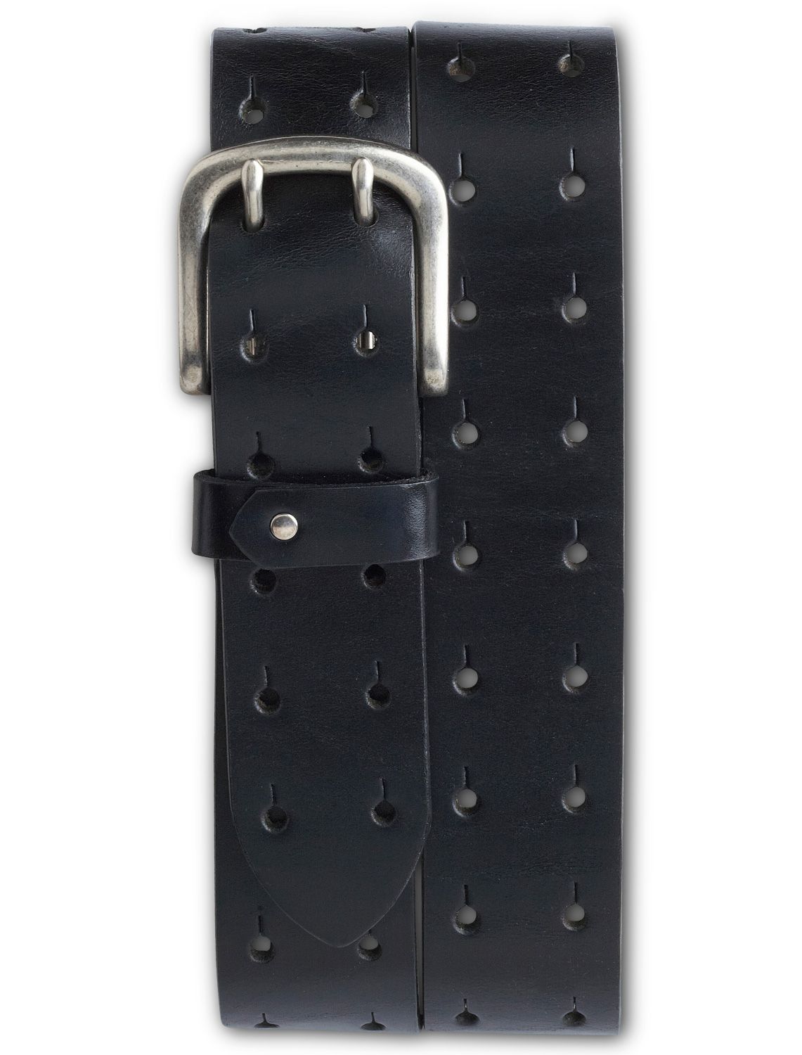 Harbor Bay Double-Prong Leather Belt