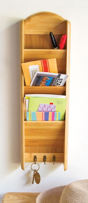 Lipper Bamboo 3-Tier Vertical Letter Holder at Sears.com