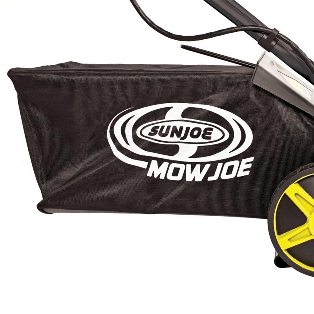 Sun Joe MJ407E Electric Mower Mow Joe 20 In. Side Discharge  Rear Bag 12 Amp