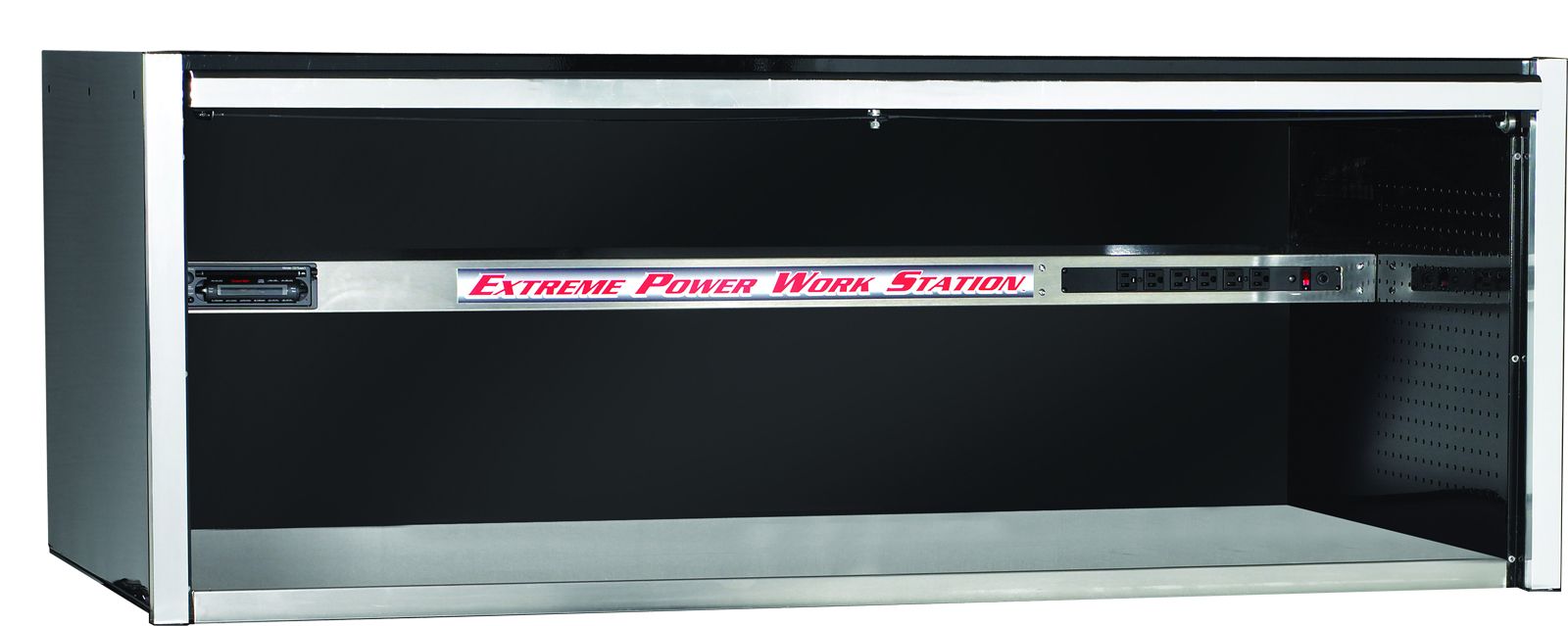Extreme Tools 72 Extreme Power Workstationฎ Professional Hutch in Black