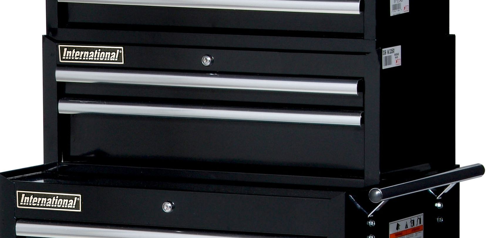 International 27 2-Drawer Ball Bearing Slides Intermediate Chest Black