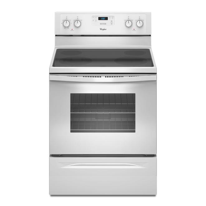 Whirlpool WFE510S0AW 4.8 cu. ft. SelfCleaning Electric Range