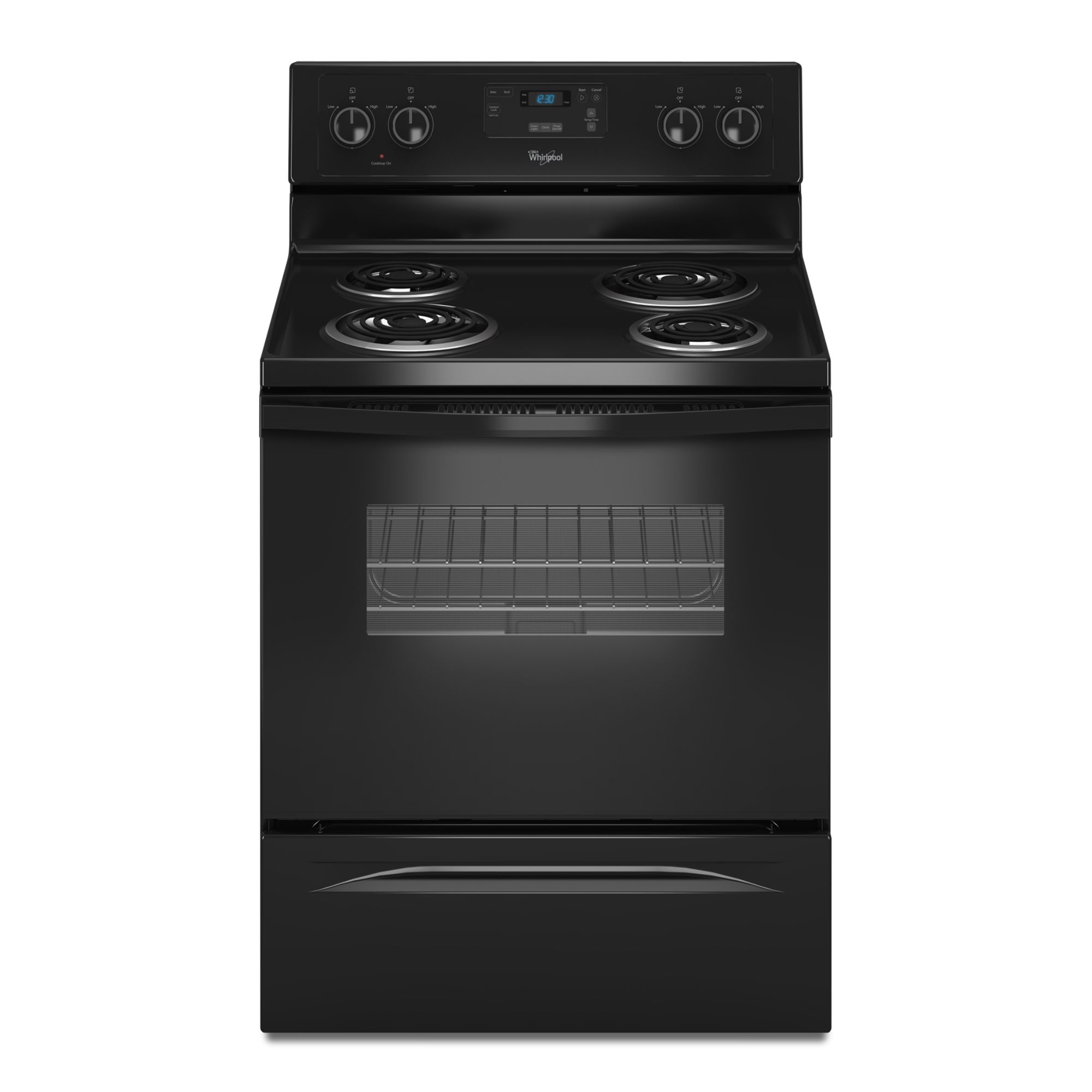 Whirlpool 30" Freestanding Electric Range w/ Custom Broil - Black at Kmart.com