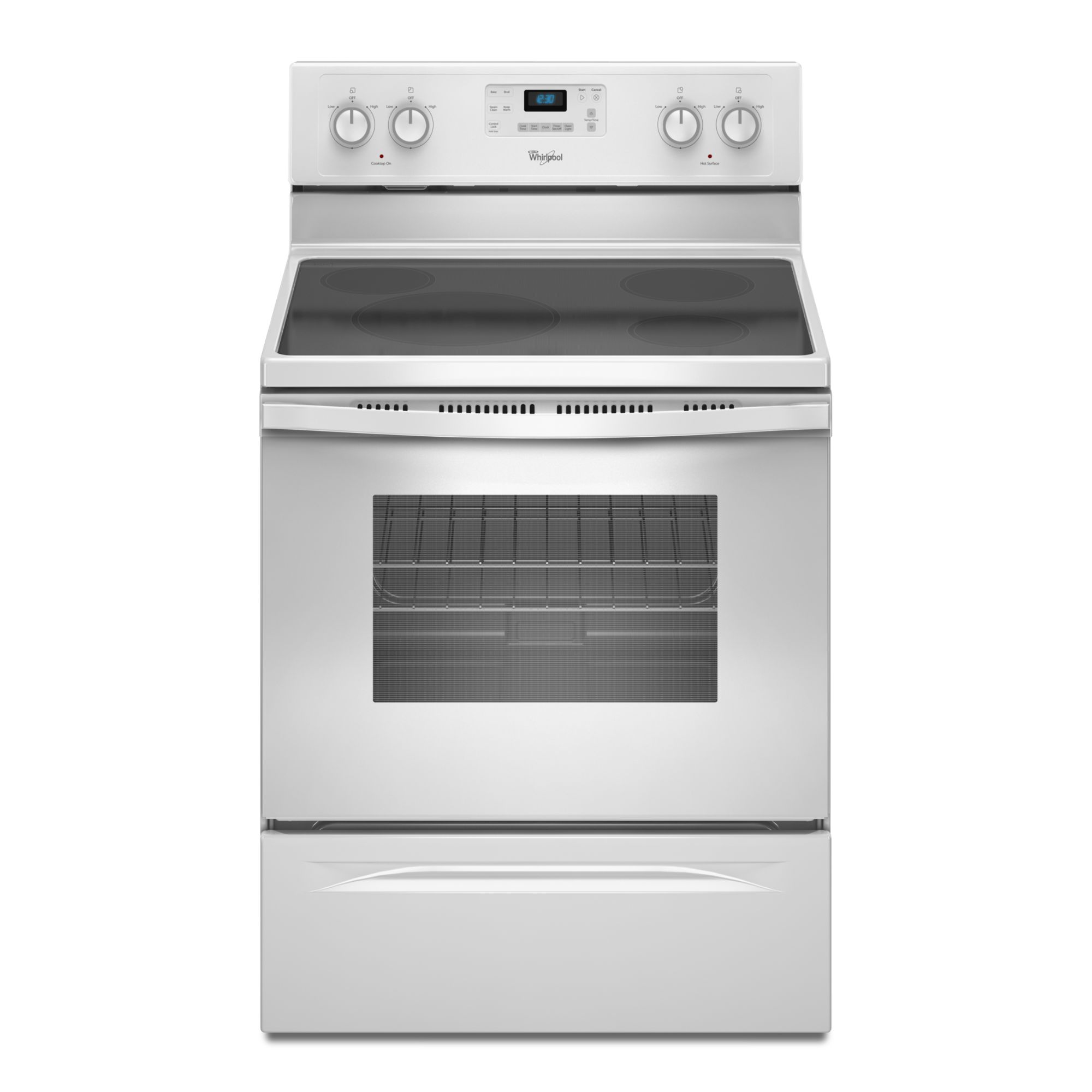 Whirlpool 30" Freestanding Electric Range w/ SteamClean Option  - White at Kmart.com