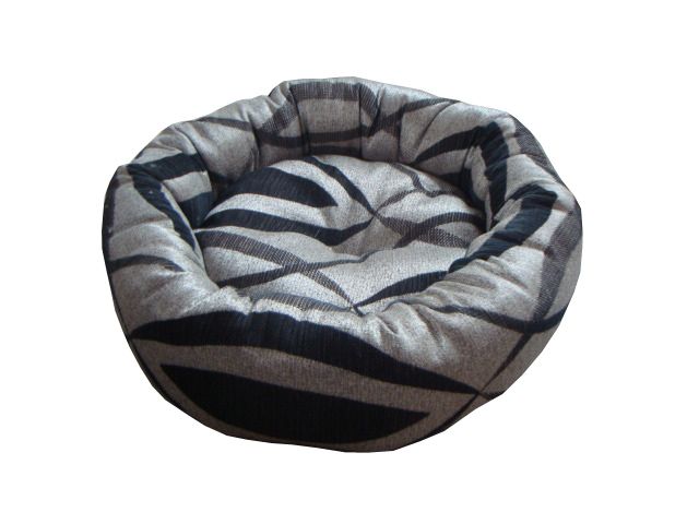 Anima Silver and Black Print Donut Bed Medium - 22" x 8" at Kmart.com