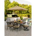 Balmoral 7 Pc. Porcelain Tile Top Dining Set