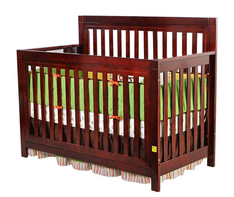 Dream On Me Mia Moda, Jillian 4 in 1 Kingston Convertible Crib, Cherry at Kmart.com