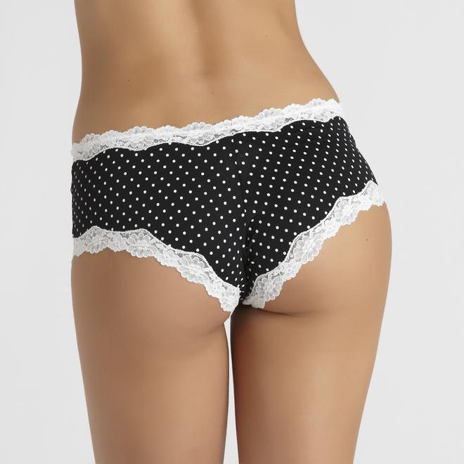 Maidenform Women's Lace Trim Cheeky Hipster Panty