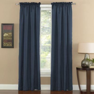 Eclipse Curtains Thermal Weave Stone Blue Window Panel at Kmart.com