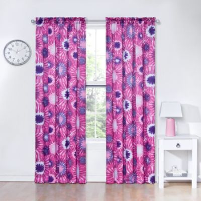 Eclipse Curtains Woodstock Thermapanel Tie Dye Printed Room Darkening Pink at Kmart.com