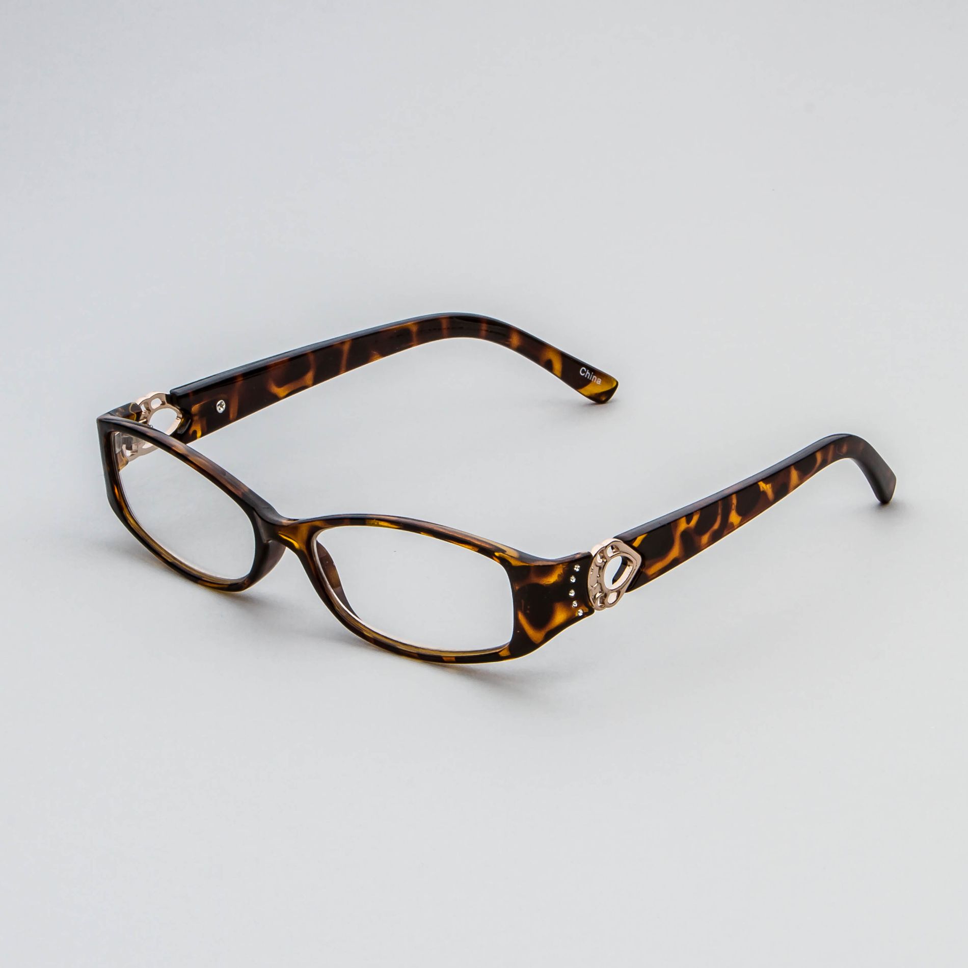 Studio 1 Optics Women’s Fashion Frames Tortoise with Gold and Rhinestone Mounts at Kmart.com