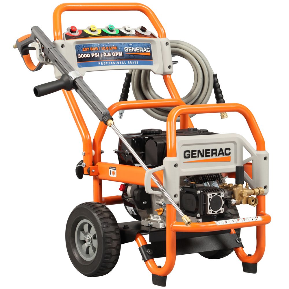 Generac 3000 PSI 2.8 GPM Gas Pressure Washer