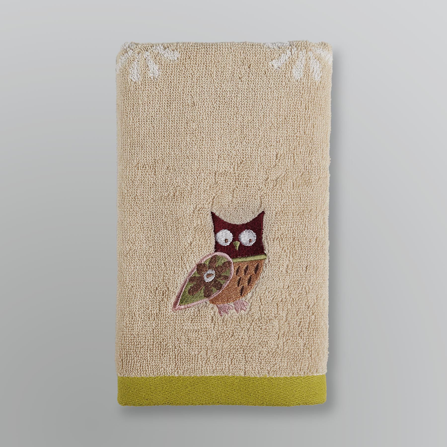 Essential Home Owl Hand Towel
