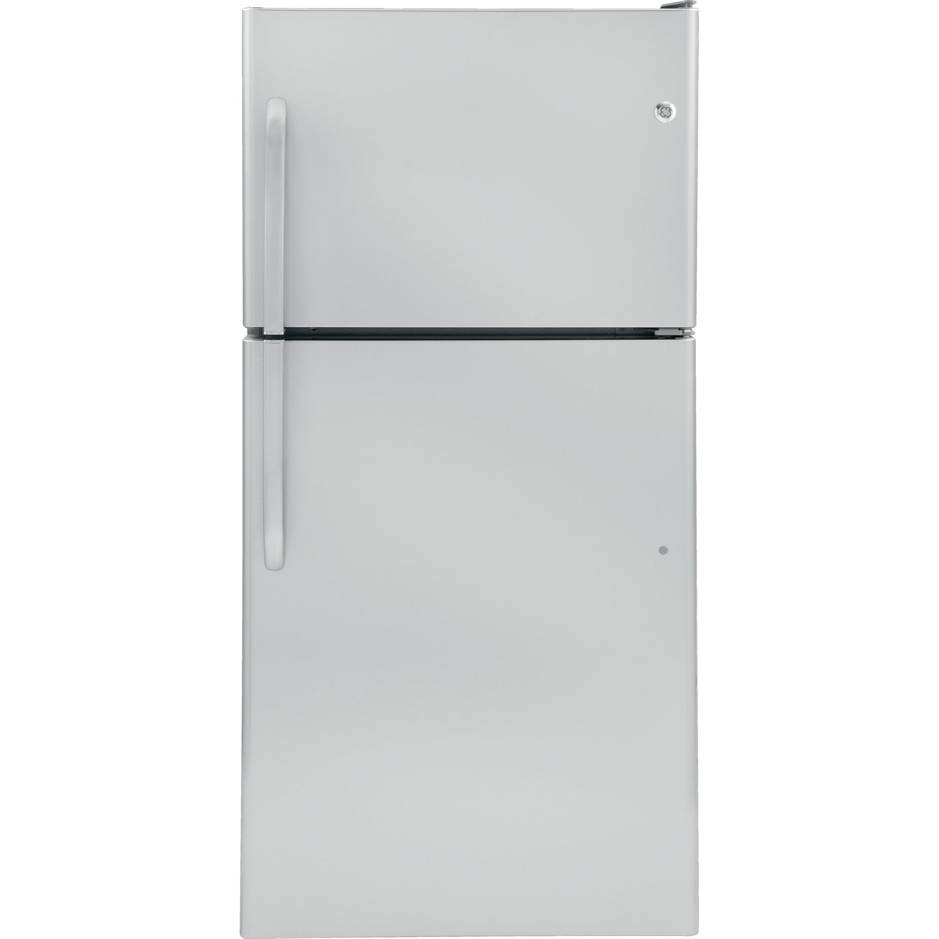 GE 20.0 cu. ft. Top Freezer Refrigerator - Stainless Steel