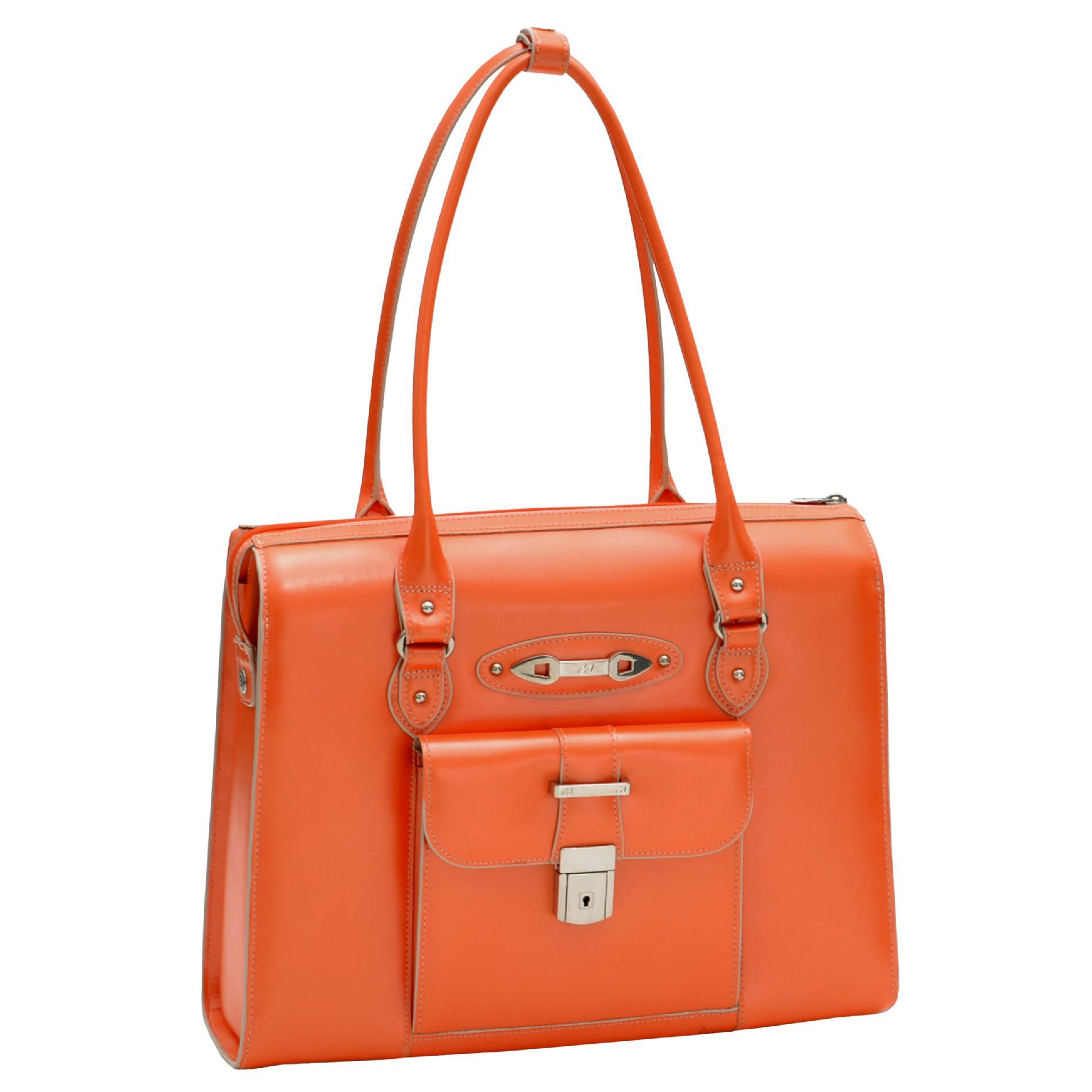 McKlein&reg; RIVER FOREST 96500 (Orange) Leather Ladies' Briefcase at Sears.com