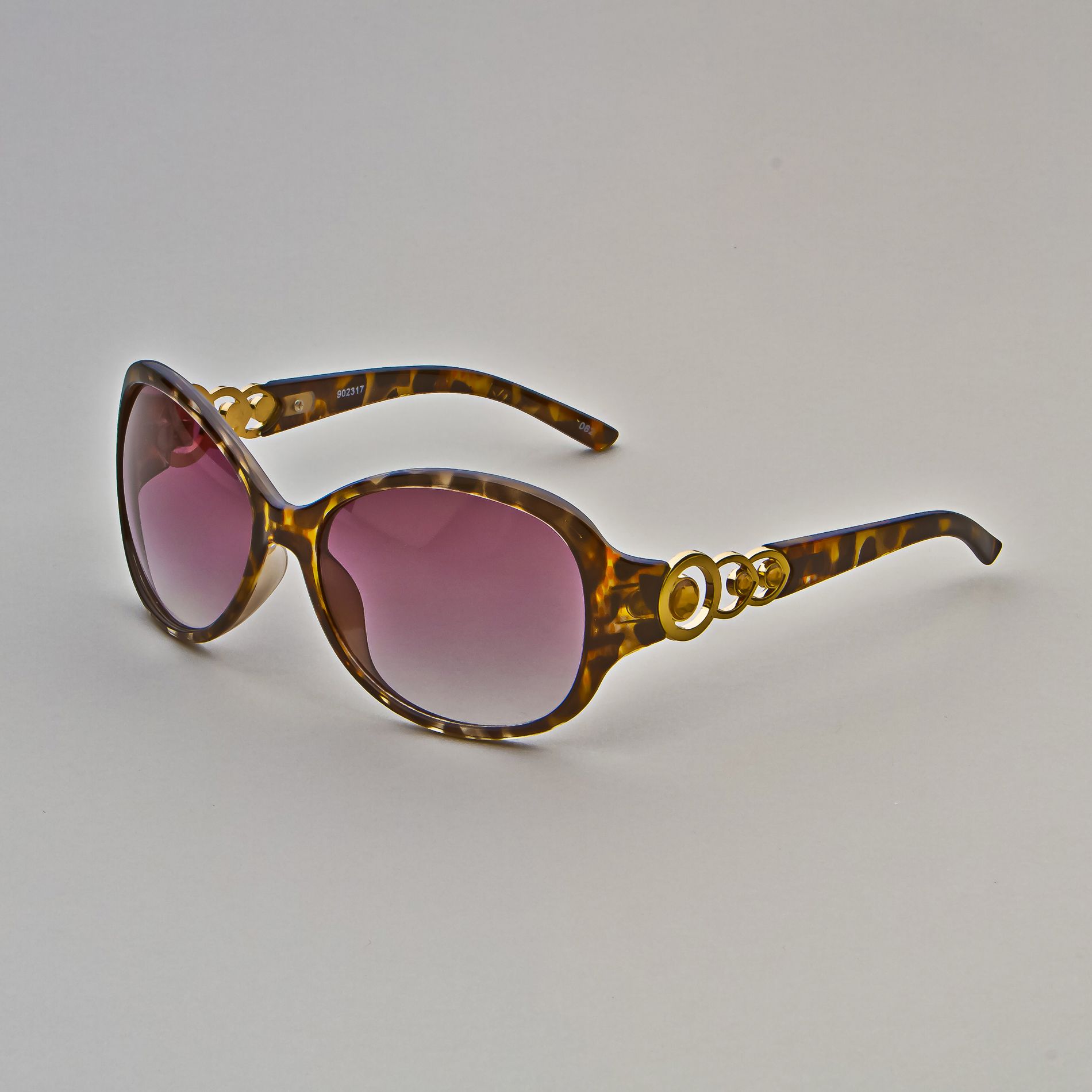 Studio S Women’s Oversized Sunglasses Tortoise with Cutout Circle Detailing at Kmart.com
