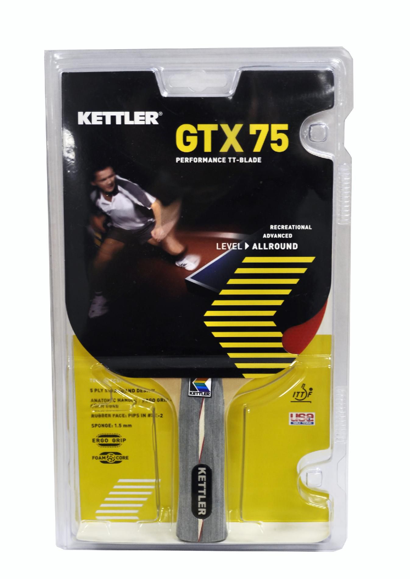 Kettler&#174; GTX-75 Table Tennis Racquet