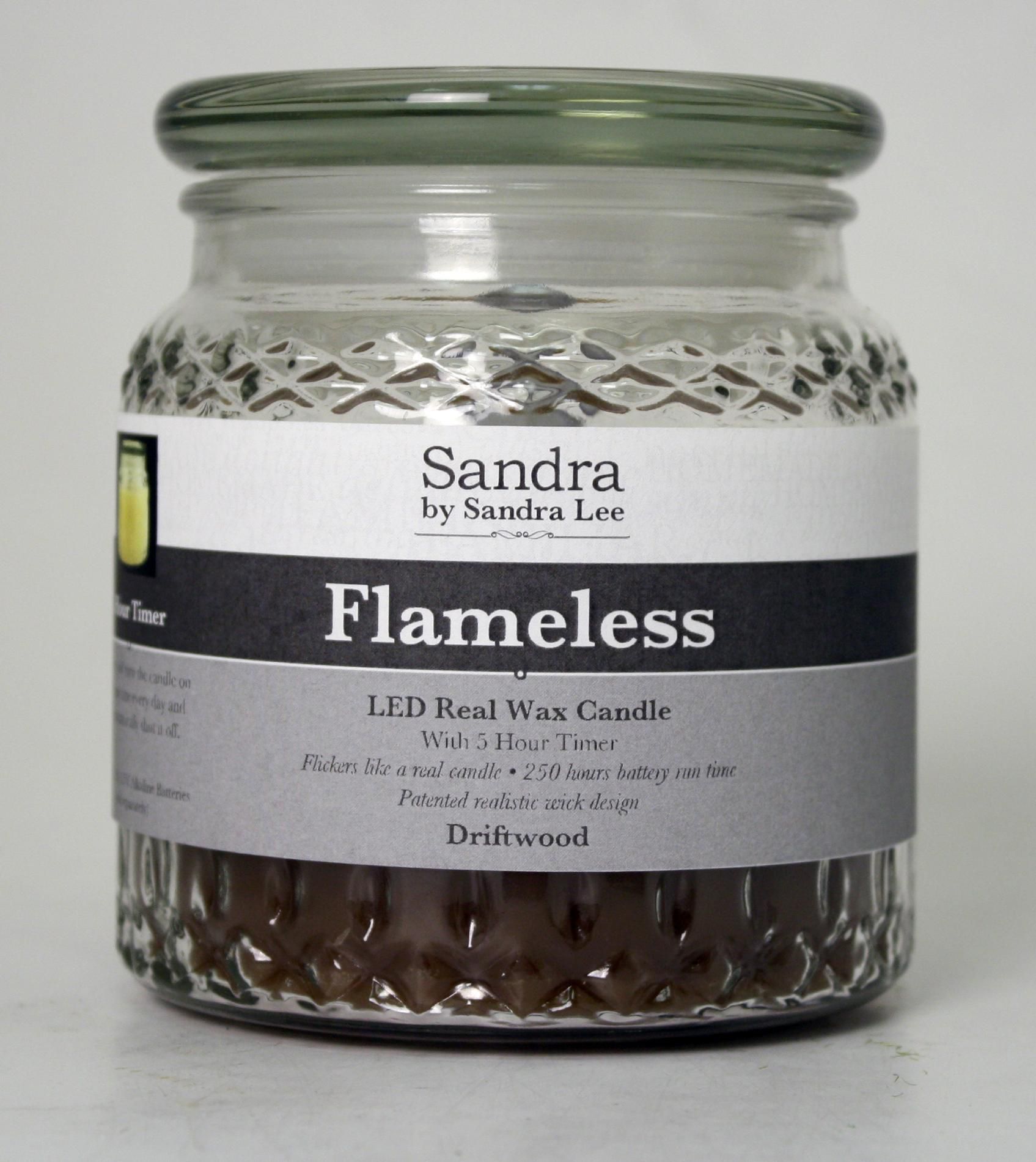 Driftwood Flameless Jar Candle