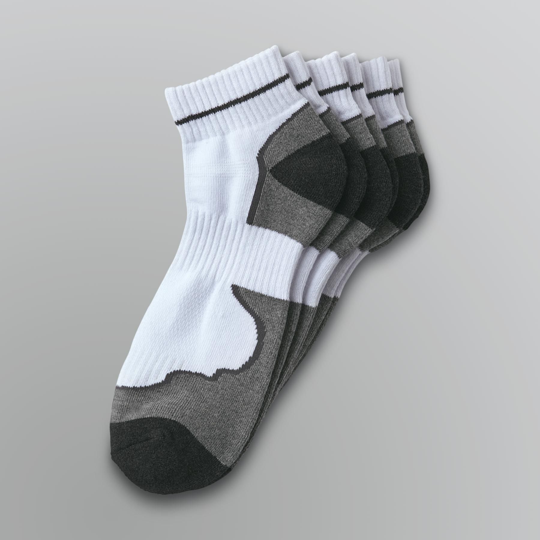 NordicTrack Sport Flex Men's Athletic Quarter Socks - 3 Pairs at Sears.com