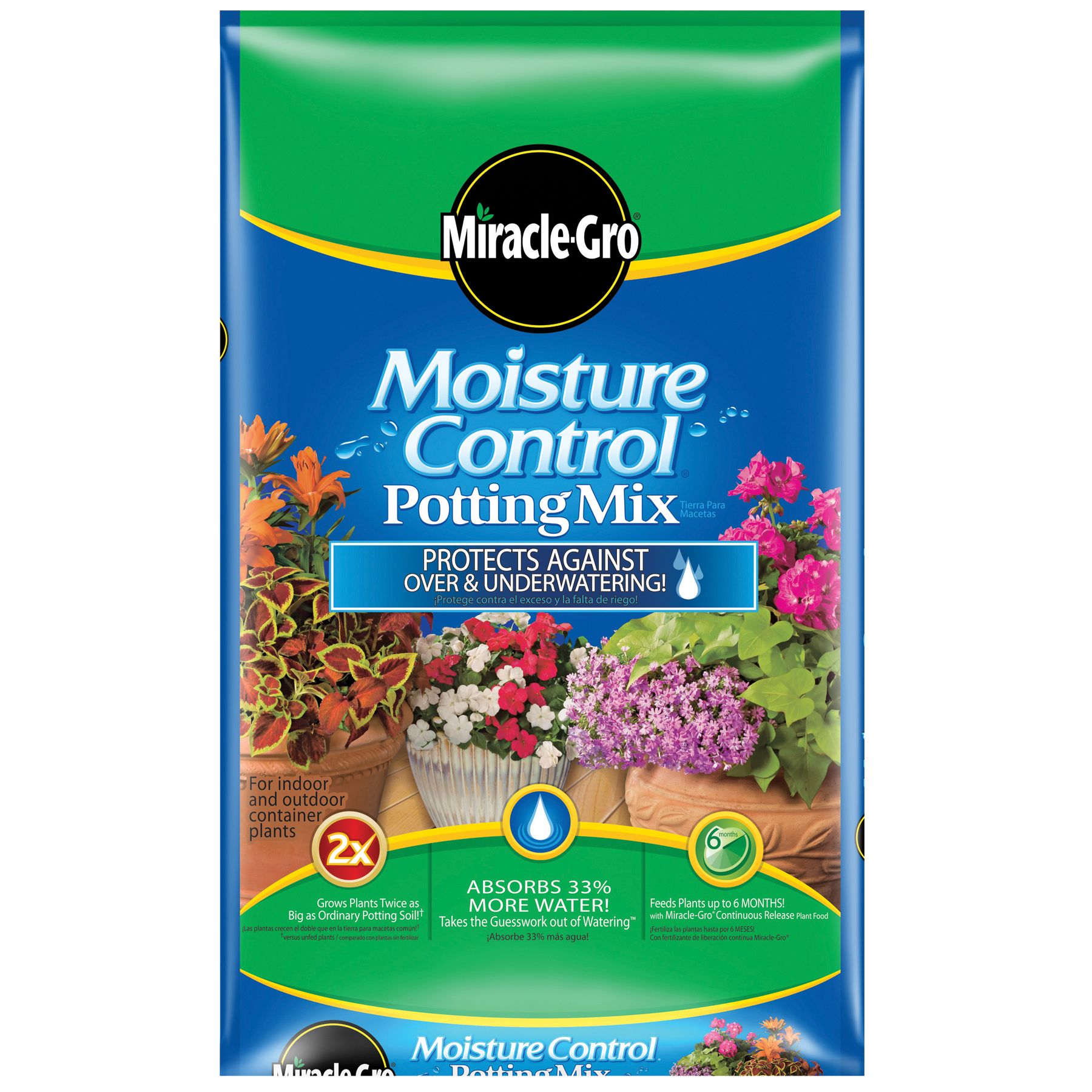 Miracle Grow Moisture Control Potting Mix 2 cu. ft. at mygofer.com
