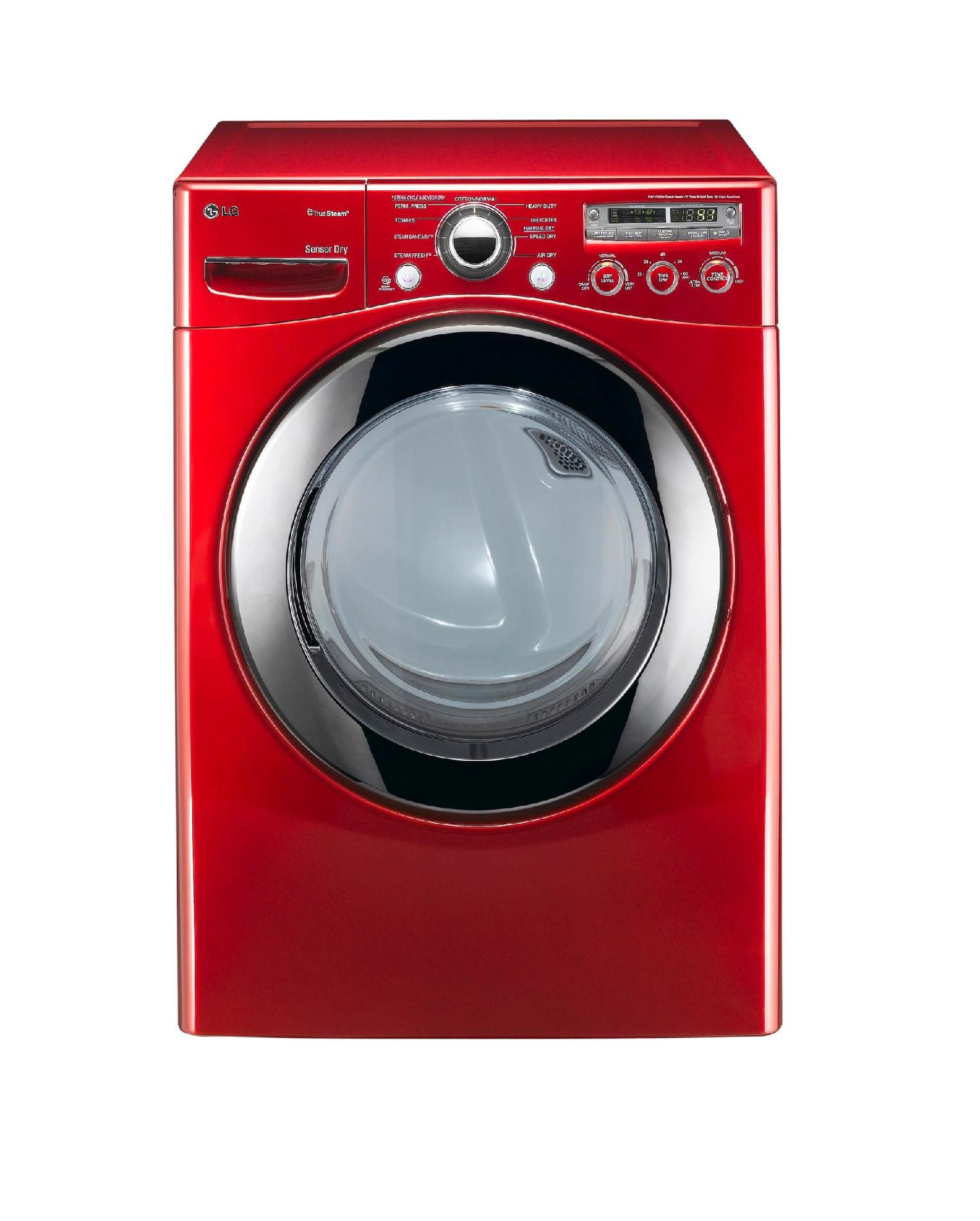 LG 7.3 cu. ft. Gas Dryer w/Steam Red