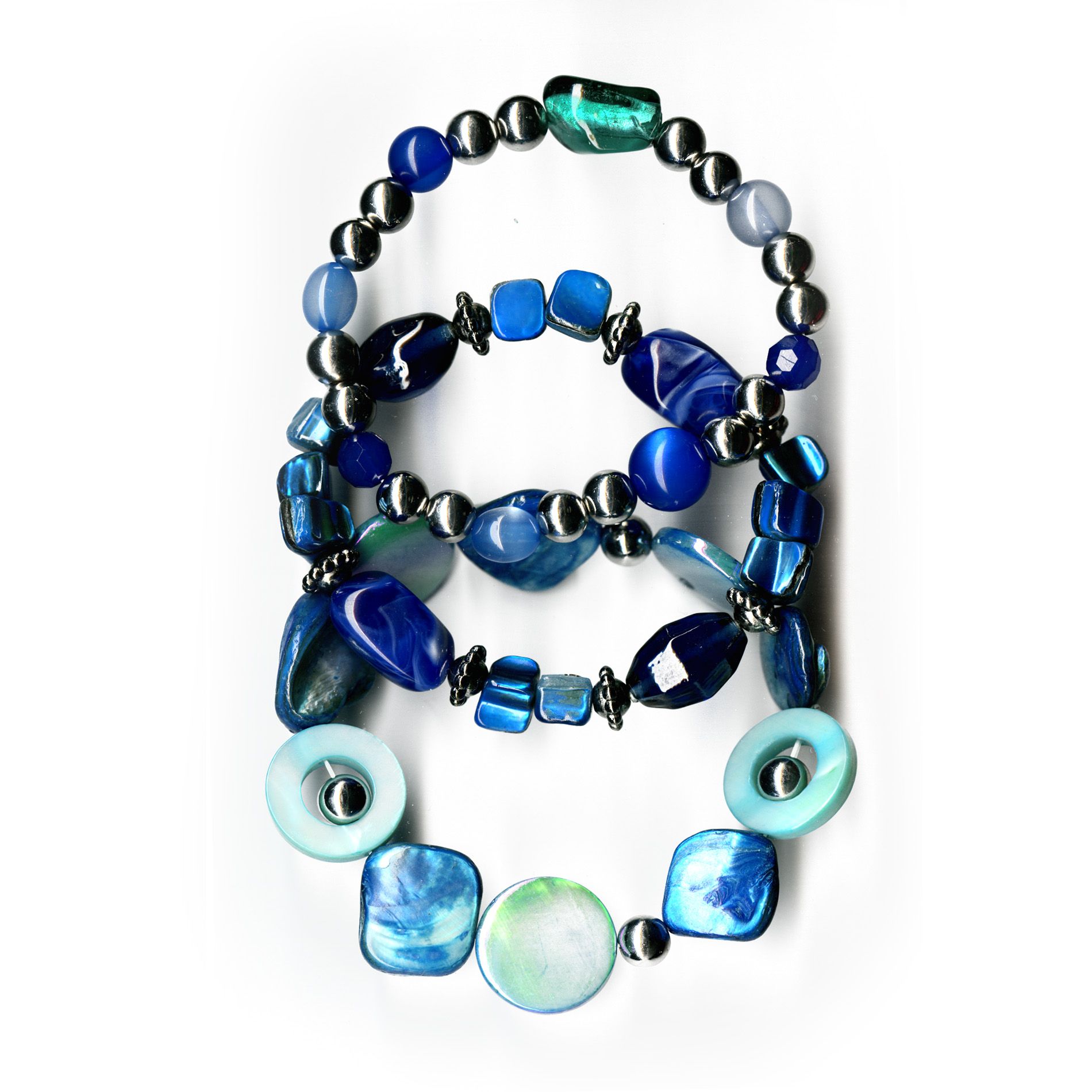 Jaclyn Smith Women’s Stretch Shell 3 Row Bracelet at Kmart.com