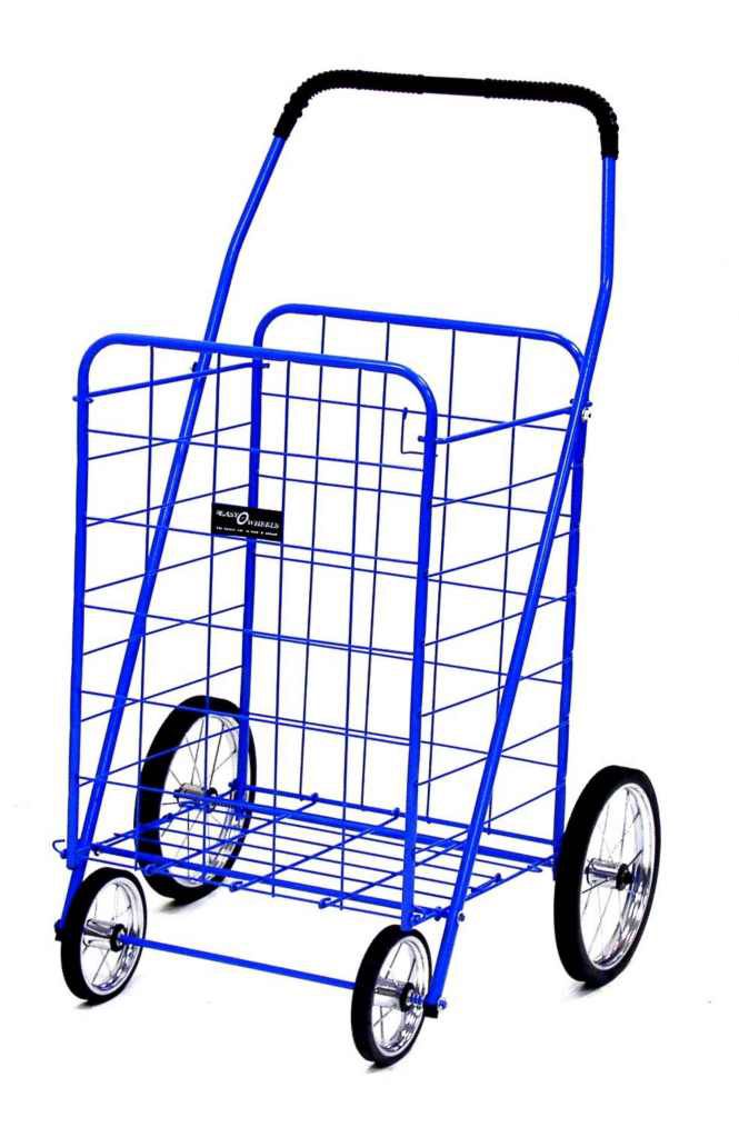 UPC 728363001143 product image for Jumbo Shopping Cart, Blue | upcitemdb.com