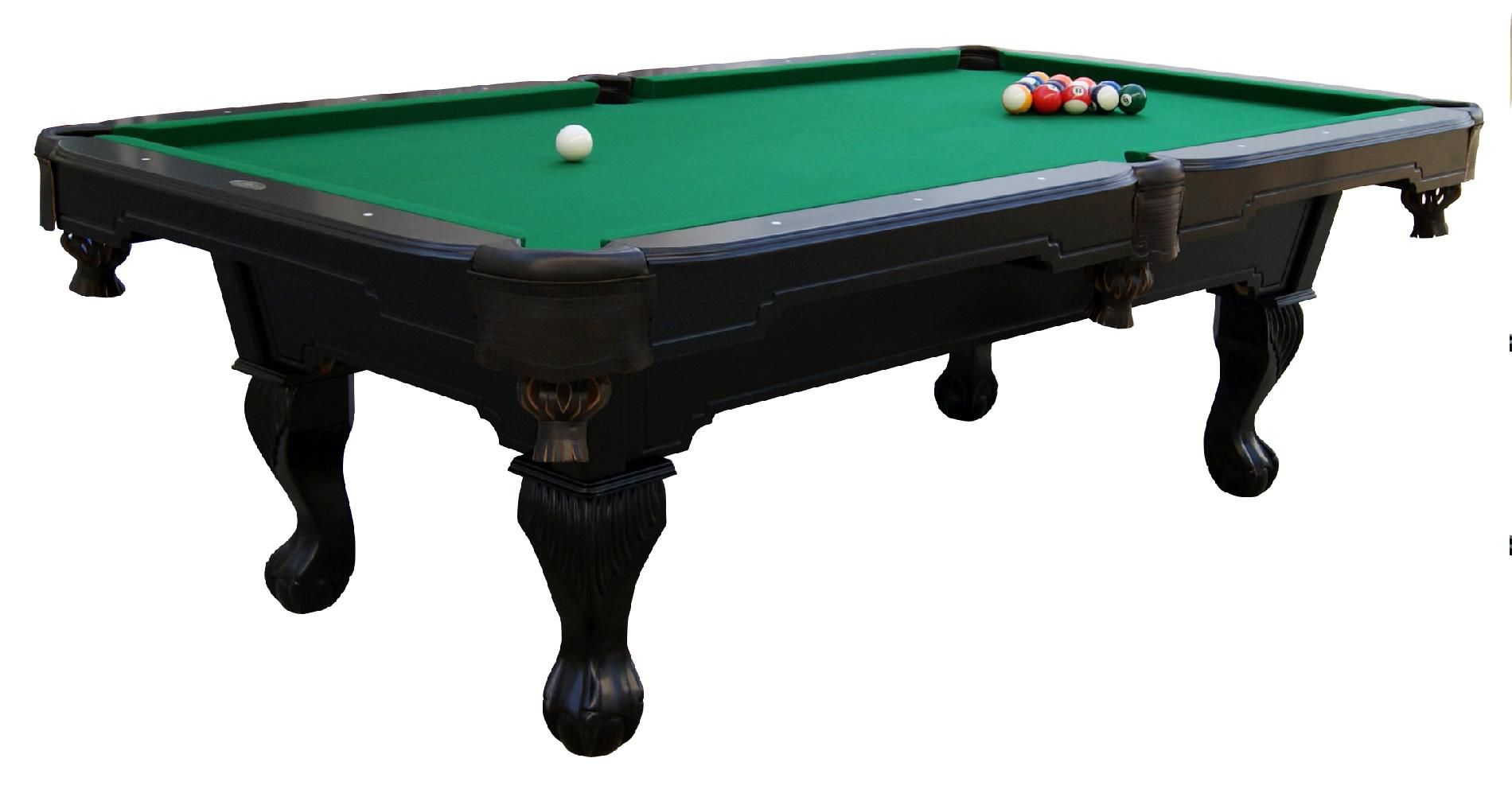 MD Sports Woodfield 8 Ft Billiard Table with Bonus Table Tennis Top