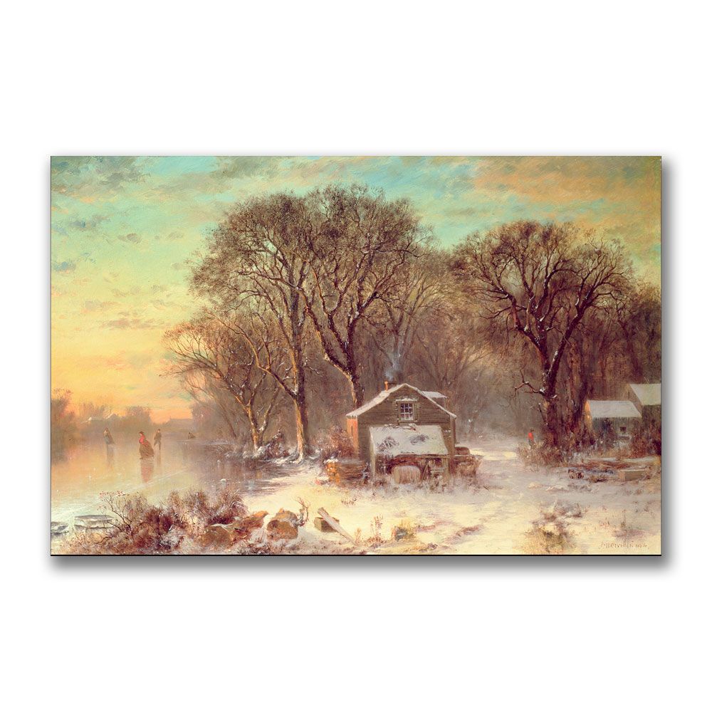 Trademark Fine Art 22x32 inches Thomas Doughty "Winter In Malden, Massachusetts" at Sears.com