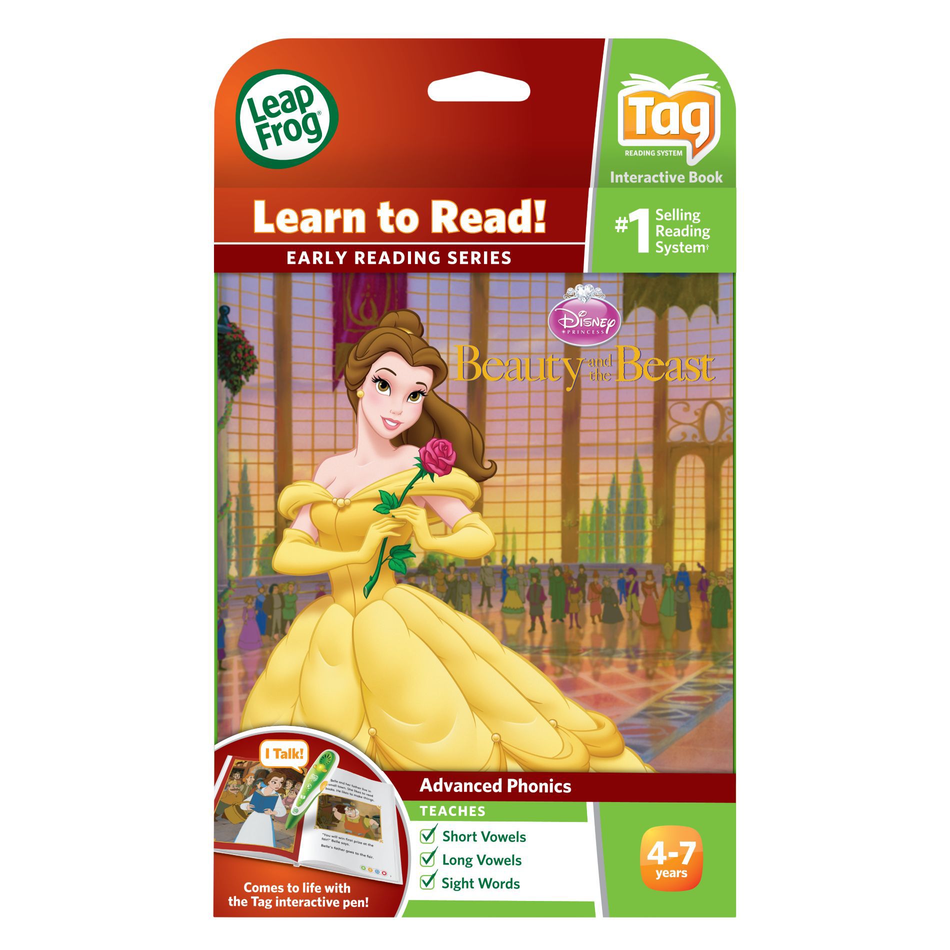 LeapFrog ® Tag™ Early Reading Book: Disney Beauty and the Beast: The Enchanted Rose at mygofer.com