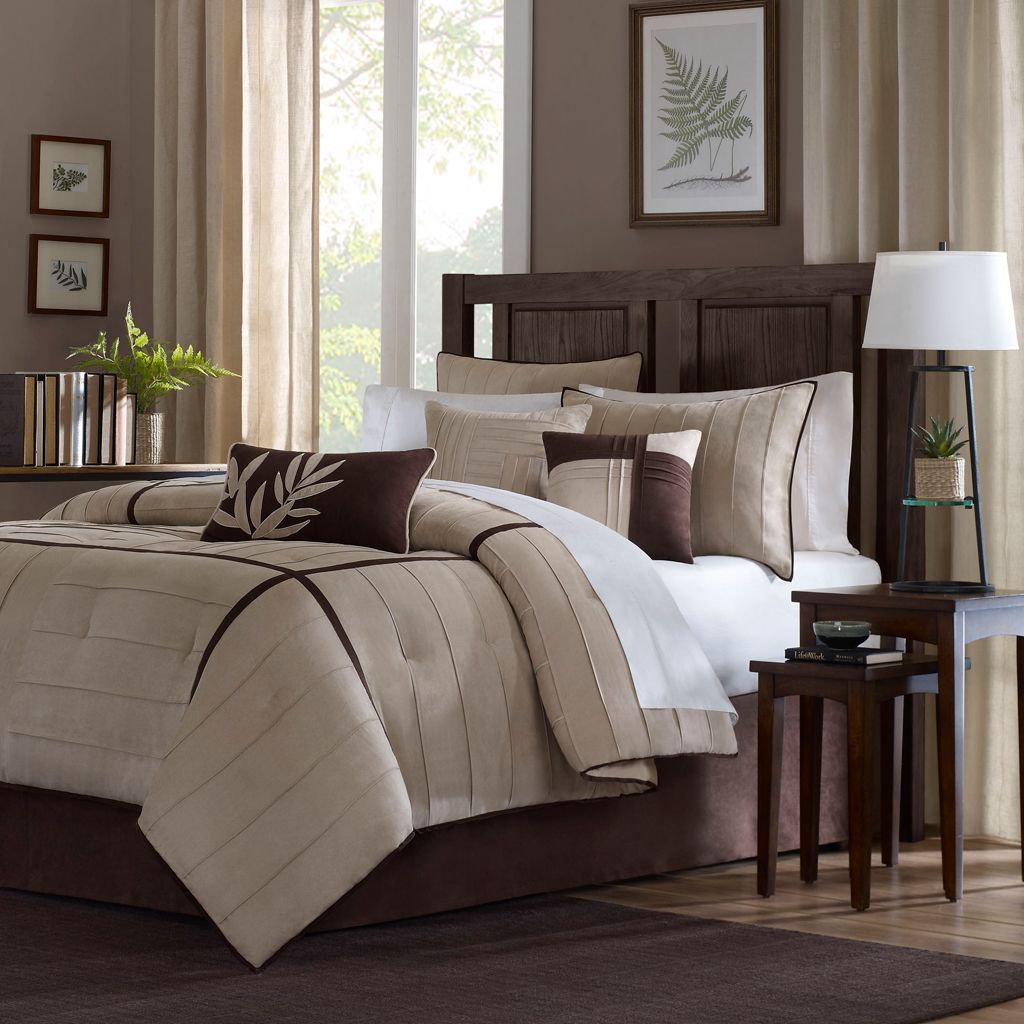 Madison Classics Lancaster Beige Full  7 Piece Comforter  Set at Kmart.com