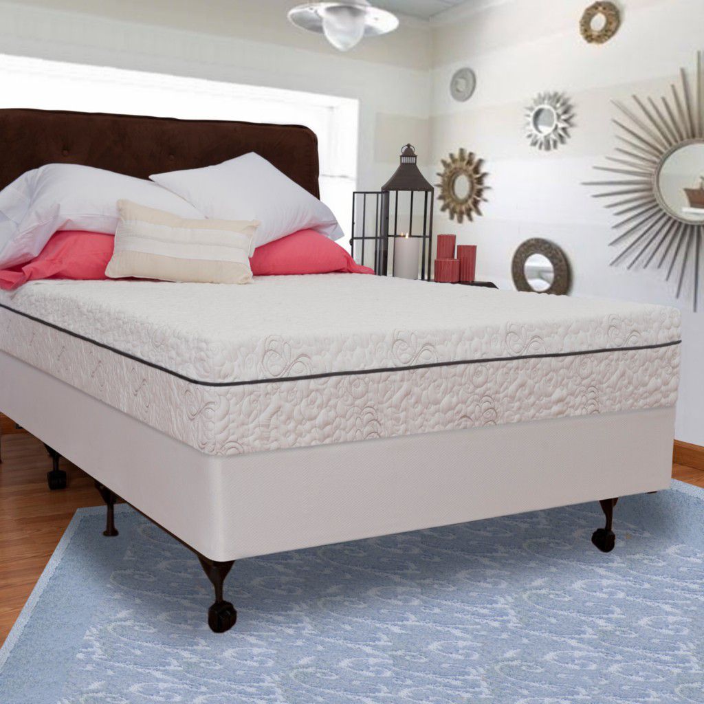 Night Therapy 10" NuRest® Better Than Latex™ Mattress & Bi-Fold® Box Spring Set - Queen at Kmart.com