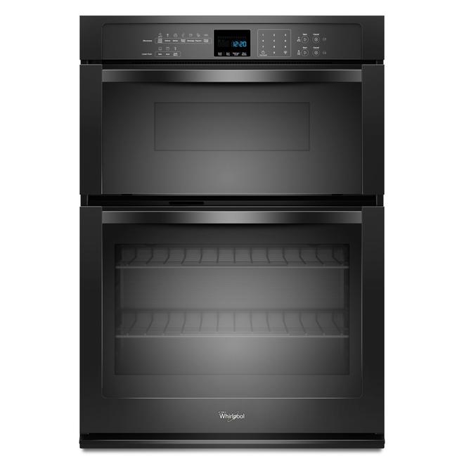 Whirlpool WOC54EC7AB 27" Electric Combination Black Wall Oven and Microwave Sears Outlet