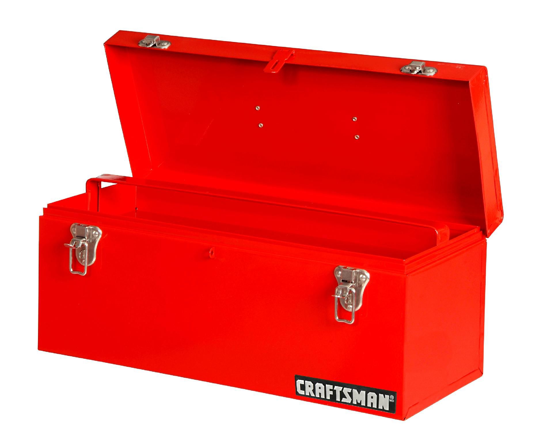 Craftsman 21 Steel Handbox Red