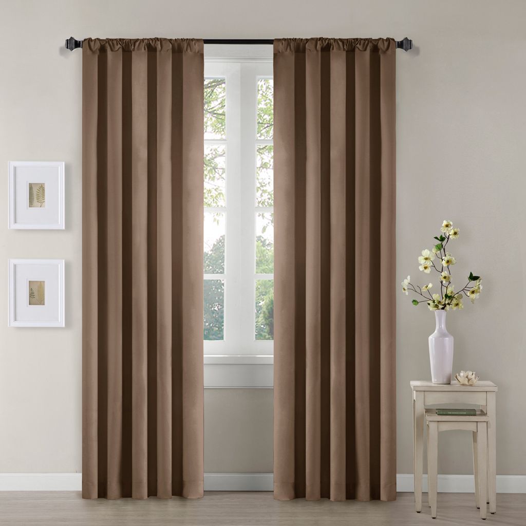 Home Essence Color Me Mine 42x84" Solid Foamback Panel in Chocolate Color at Kmart.com