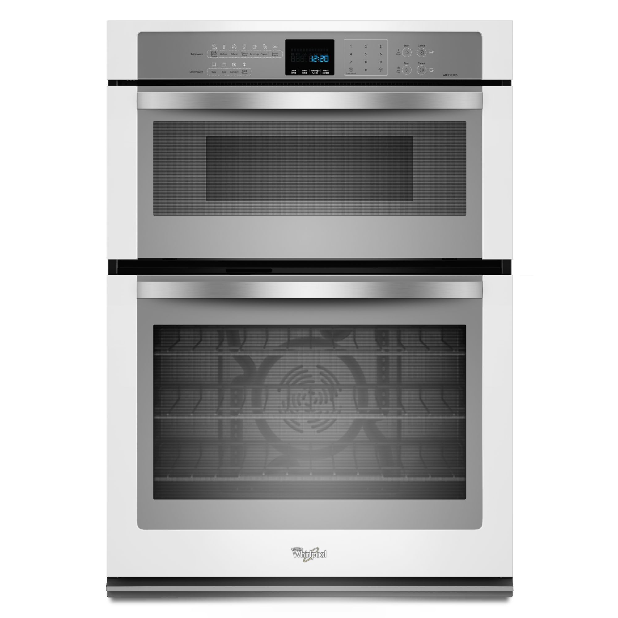 Uncategorized White Ice Kitchen Appliances whirlpool gold woc95ec0ah 30 in electric combination wall oven and microwave white ice