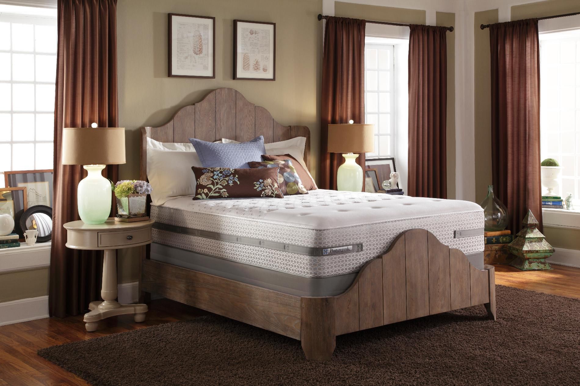 Sealy Franchesca TI2 II, Firm, Queen Mattress Set     ...