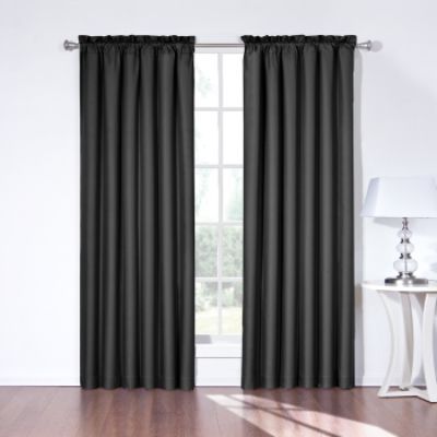 Eclipse Curtains Birgit Thermapanel - Black at Kmart.com