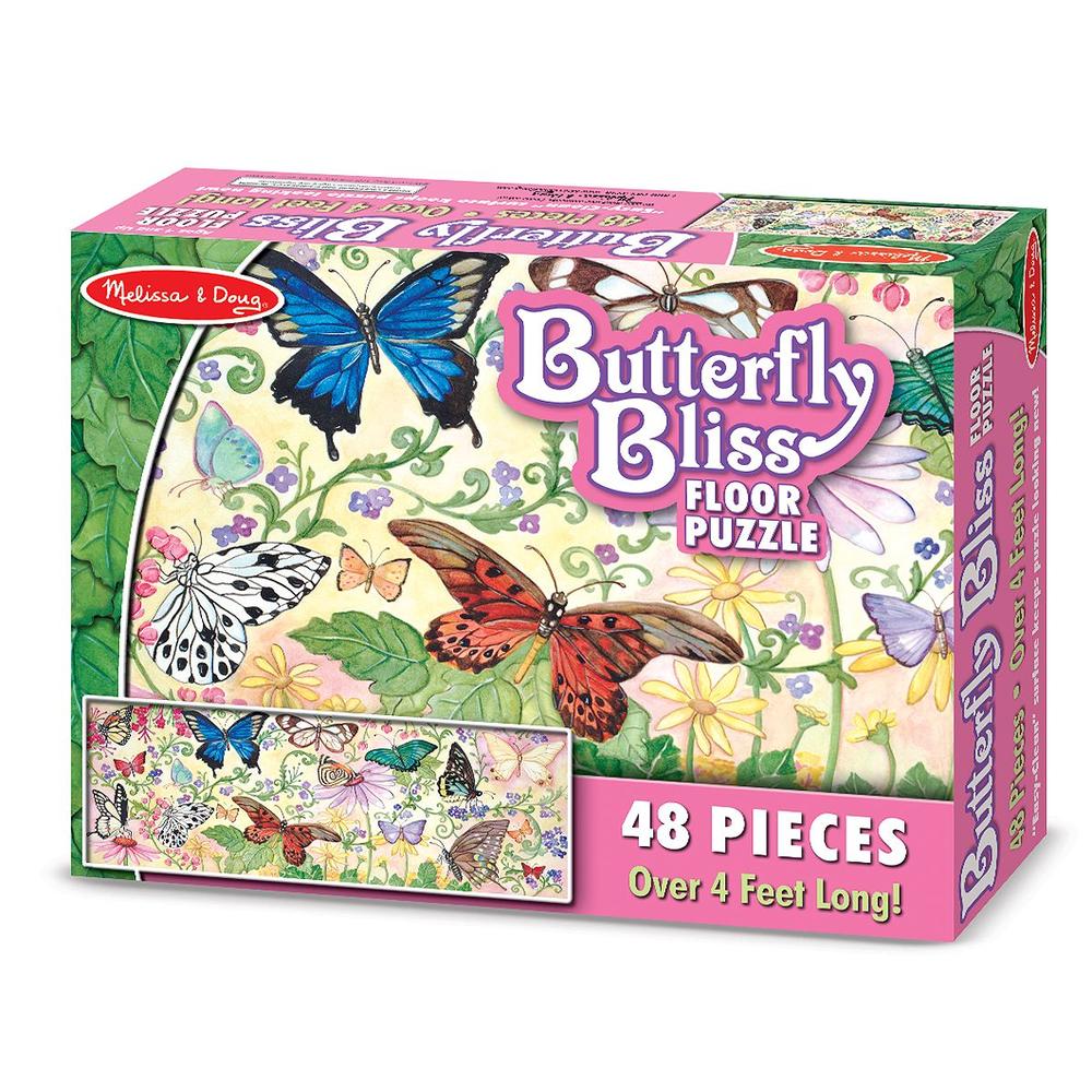 Butterfly Bliss Floor Puzzle (48 pc)