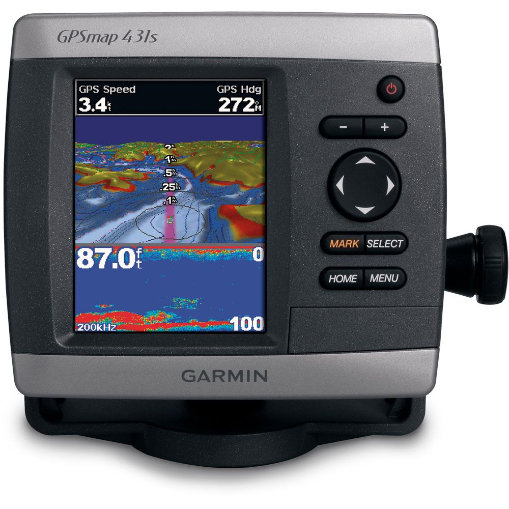 Garmin GPSMAP431S Chartplotter with Built-In Sounder and Transducer at Kmart.com