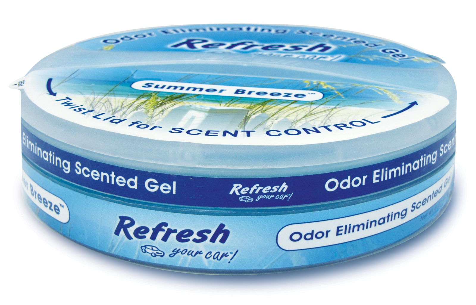 UPC 012844099614 Refresh Your Car Gel Air Freshener 8Ounce Summer Breeze Scent