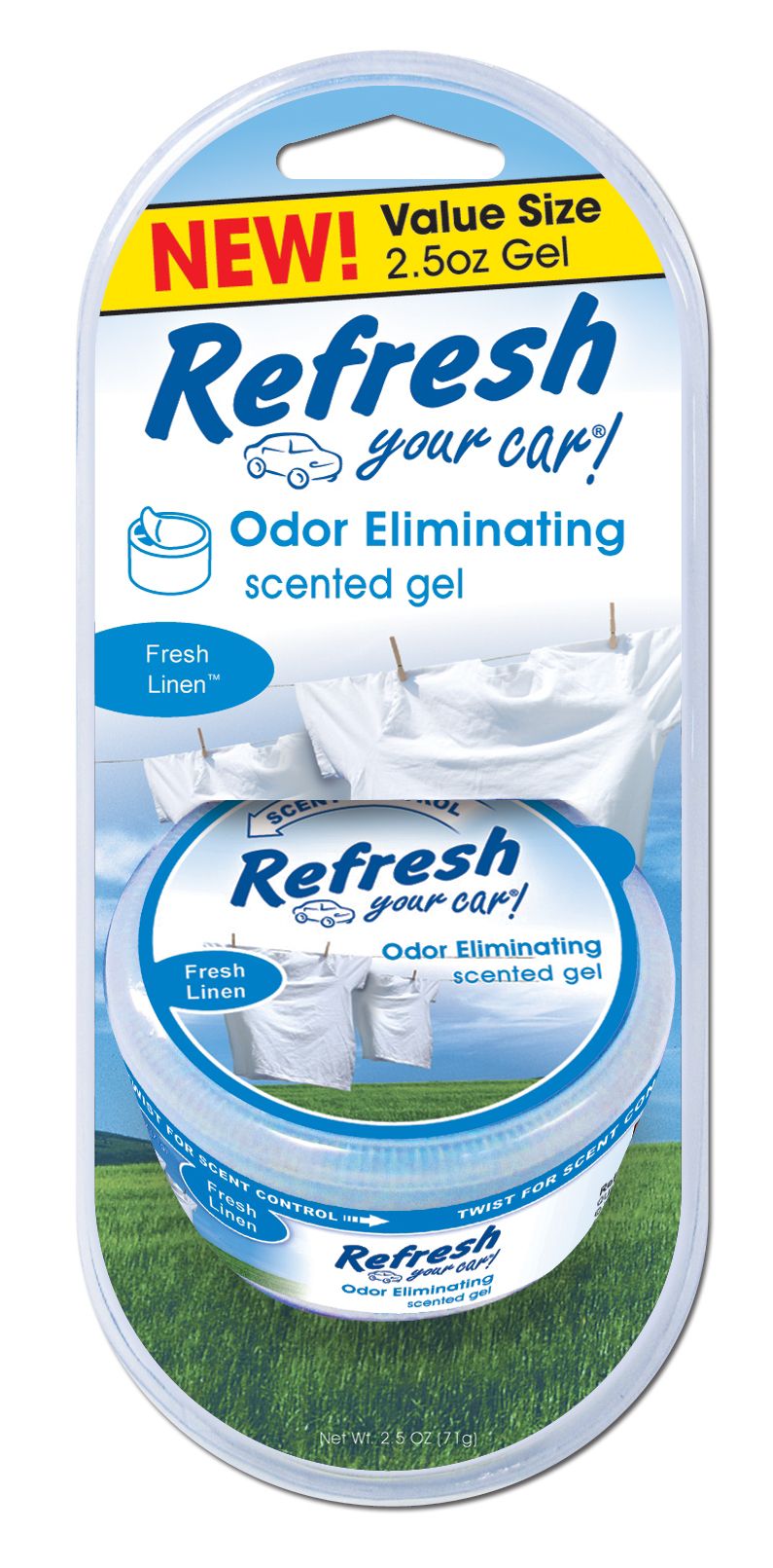 Refresh Fresh Linen Scent Gel Can Air Freshener at Kmart.com