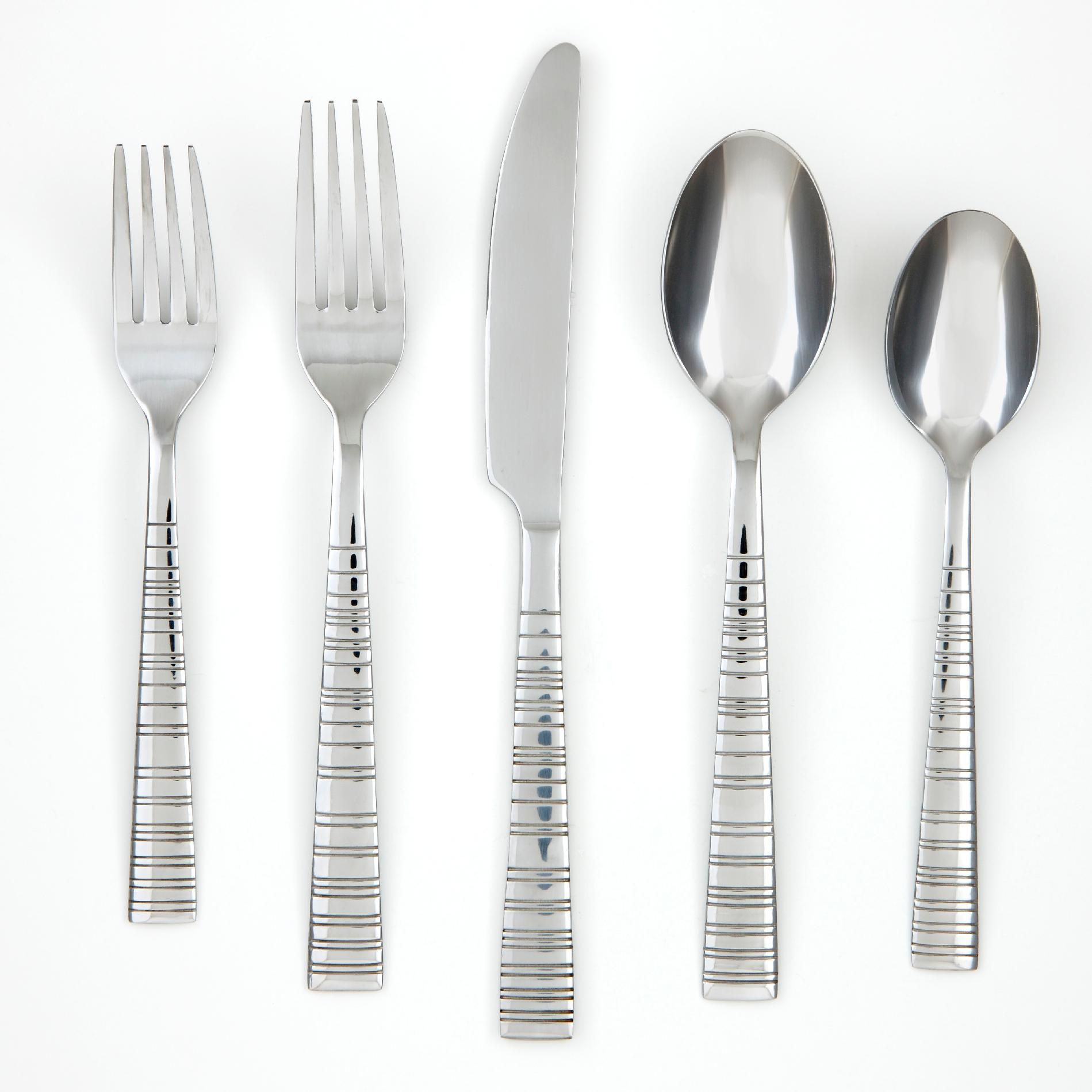 Cambridge 20pc Flatware Rendevous Hammered Mirror - For the Home ...