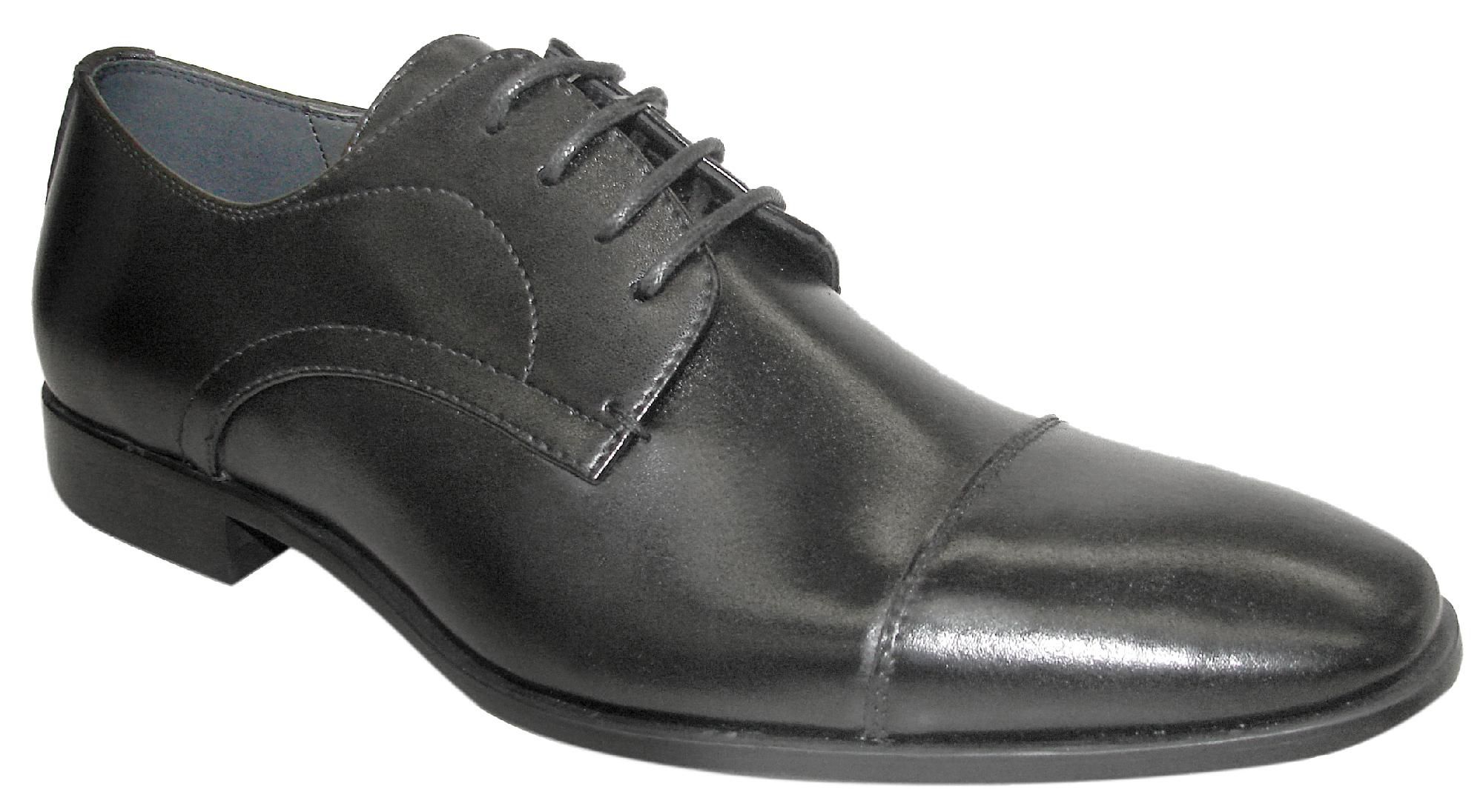 Giorgio Brutini Men's Derrick Black Leather Oxford Shoes