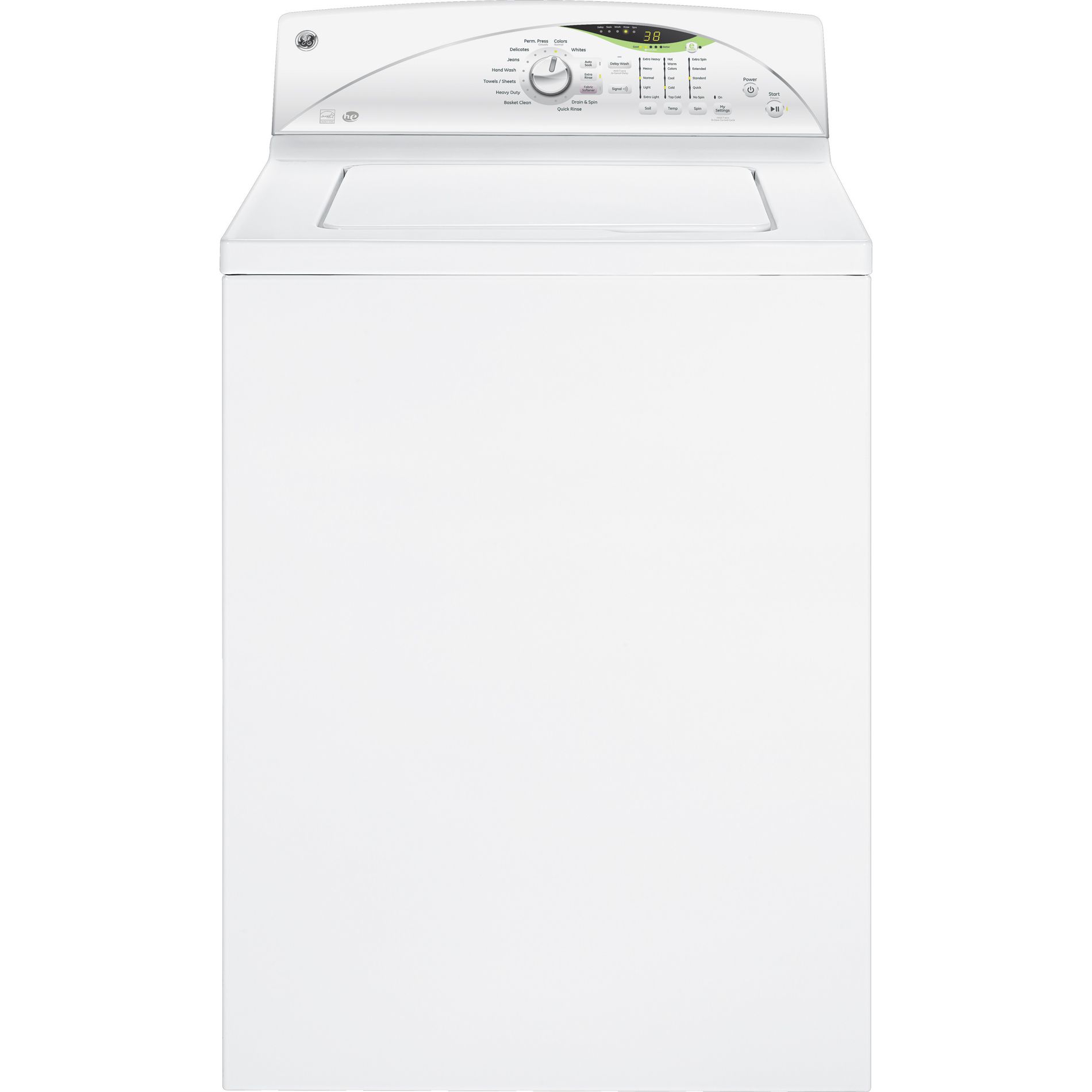 GE 4.0 cu. ft. High-Efficiency Top Load Washer - White