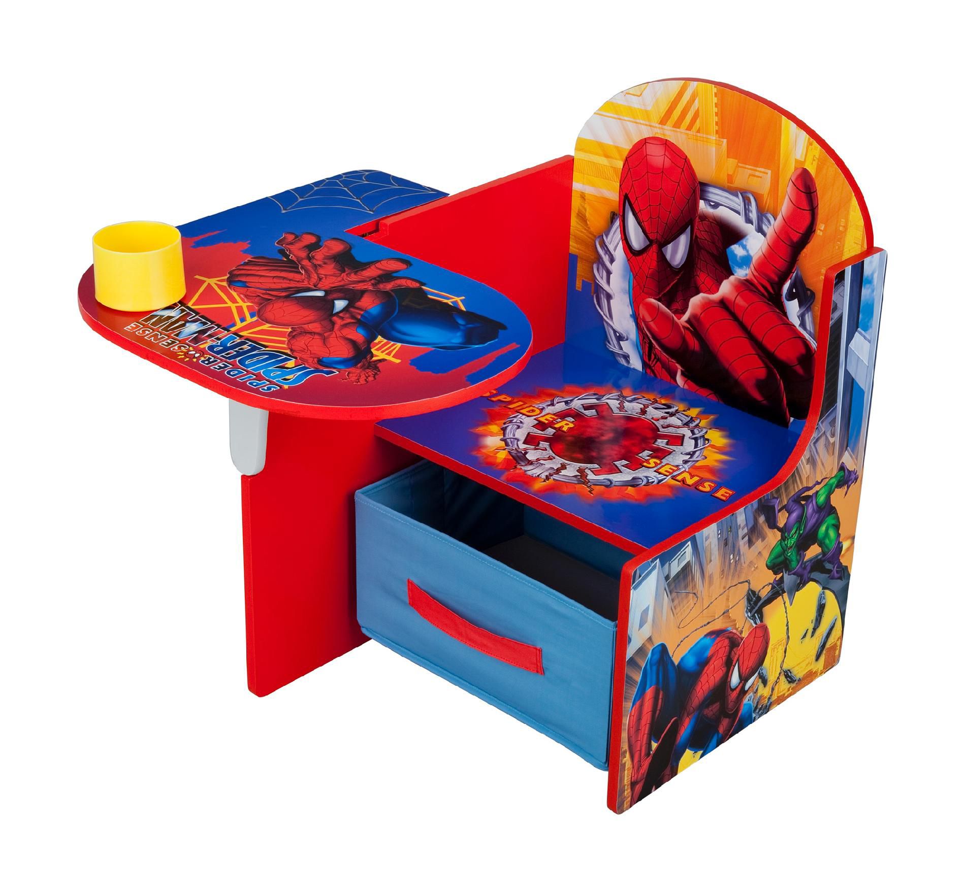 Delta Children Spiderman Table & Ottoman Baby Toddler Furniture Sets