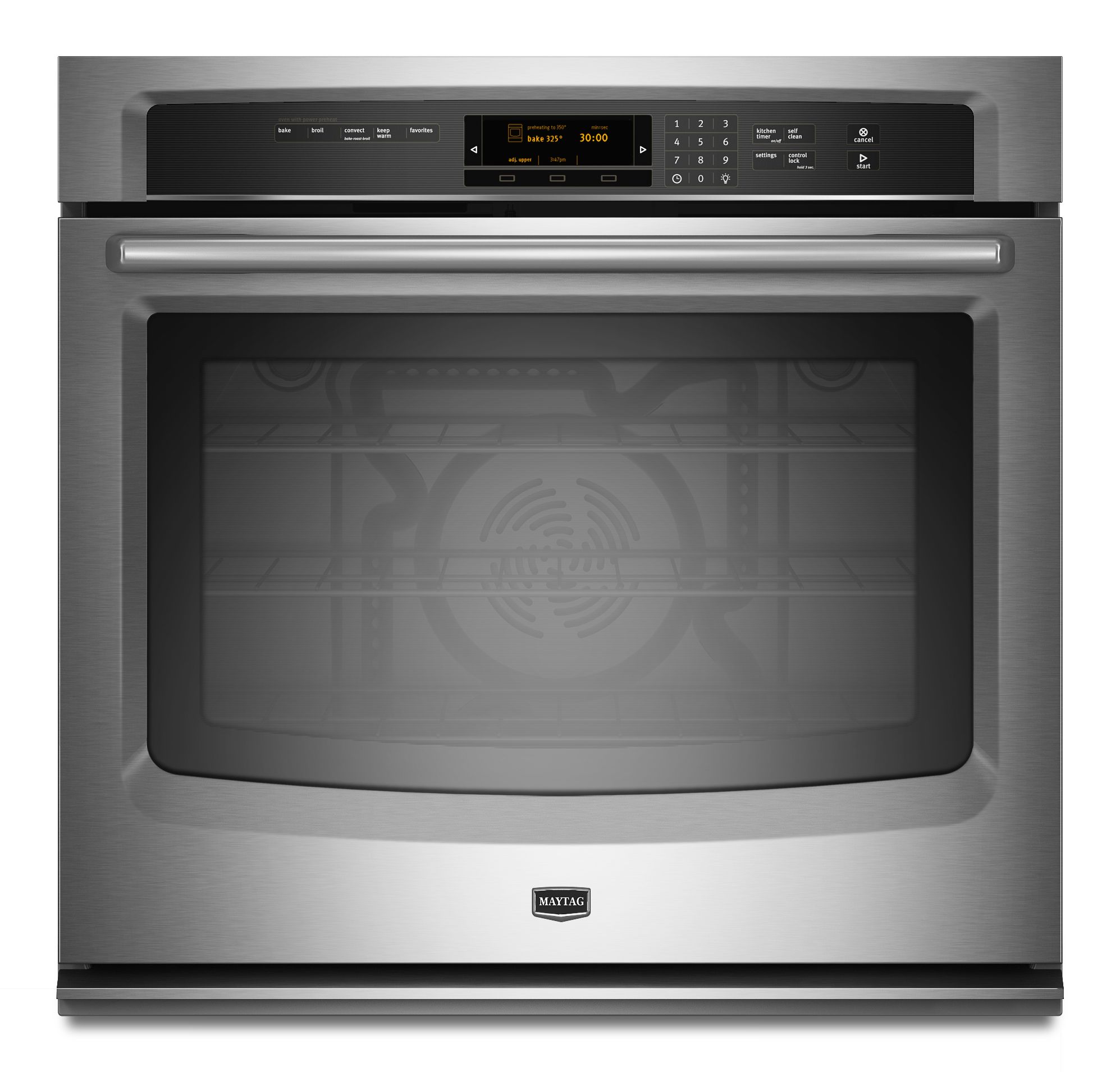 Maytag MEW9530AS 30" Electric Wall Oven w/ Power Preheat Stainless Steel Sears Outlet